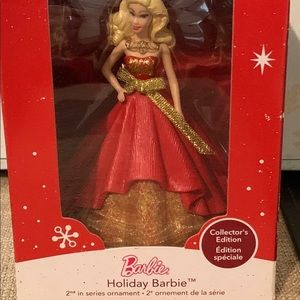 Barbie holiday ornament